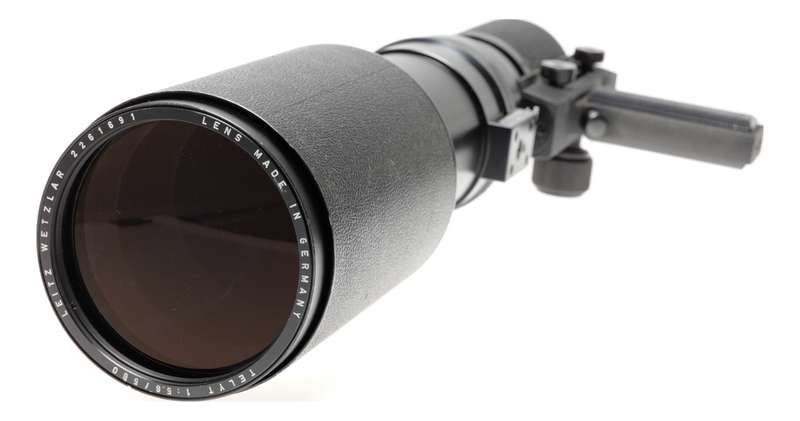 Telyt 1:5.6/560mm Leitz f/5.6 Leica tele lens f=560mm Televit pistol grip