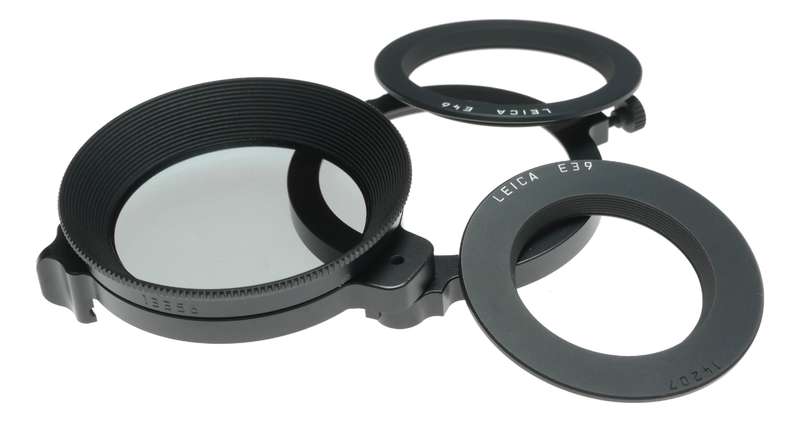 Leica Universal Polarizing Filter M (13 356) - Full Boxed Kit, E39, E46 Adapters