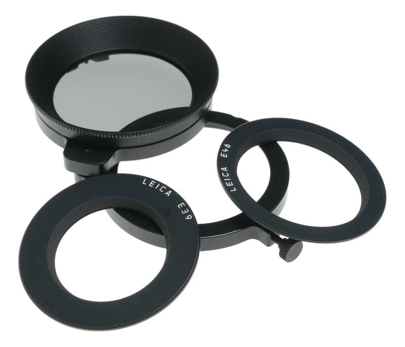 Leica Universal Polarizing Filter M (13 356) - Full Boxed Kit, E39, E46 Adapters