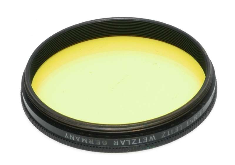 Ernst Leitz Wetzlar 1 Telyt 200 Yellow screw in filter with box