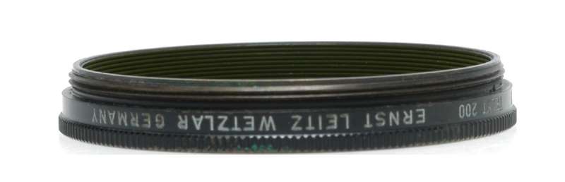Ernst Leitz Wetzlar 1 Telyt 200 Yellow screw in filter with box