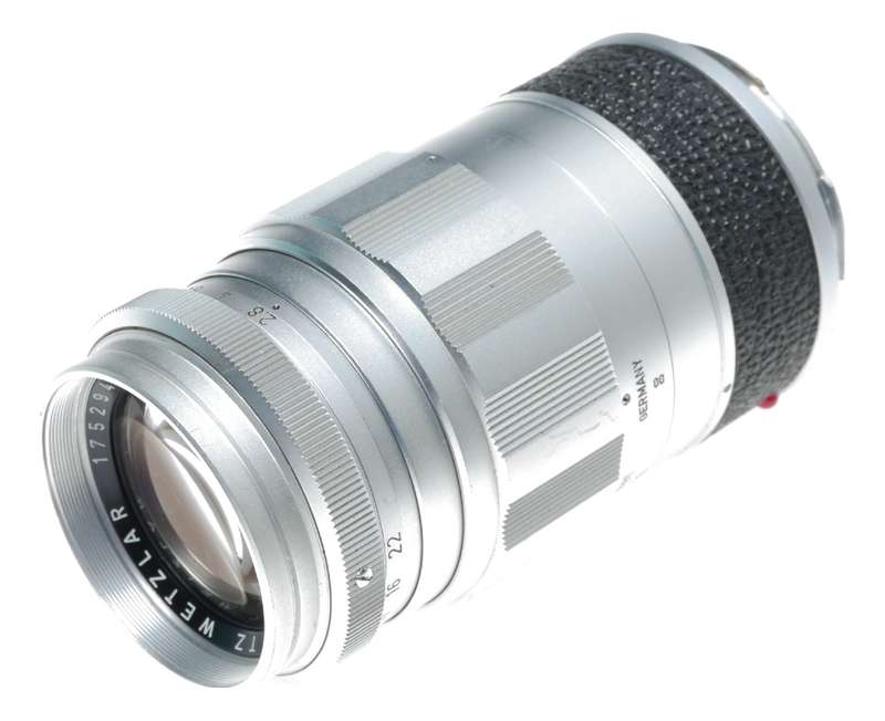Elmarit 2.8/90mm Leica M camera lens fits M10-R Monochrom camera