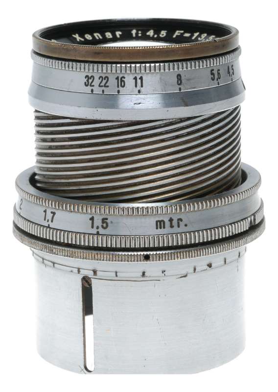 Xenar f:4.5 F=13,5cm Schneider 4.5/135mm f/4.5 vintage steel lens rare