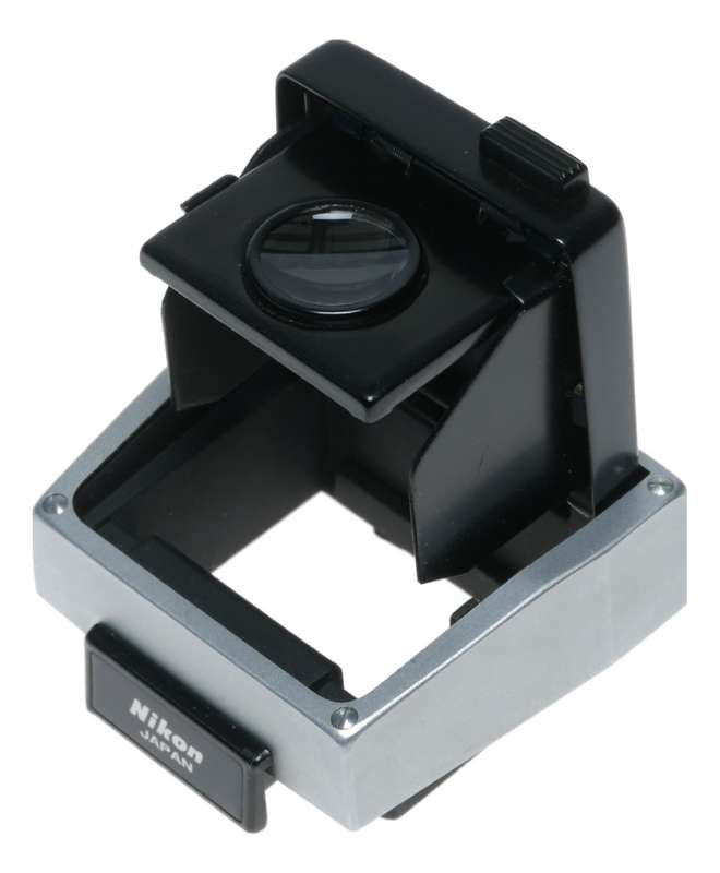 Nikon F vintage SLR film camera 35mm flip up waist level viewfinder accessory