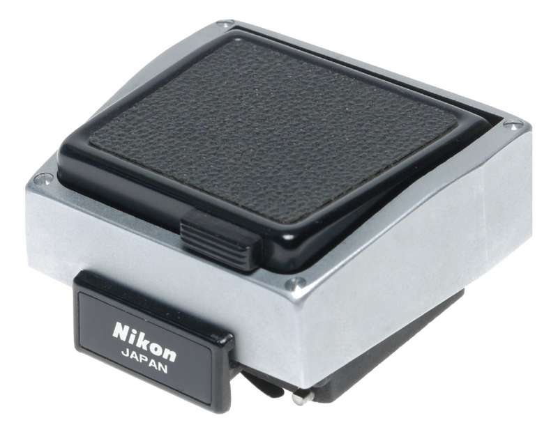Nikon F vintage SLR film camera 35mm flip up waist level viewfinder accessory