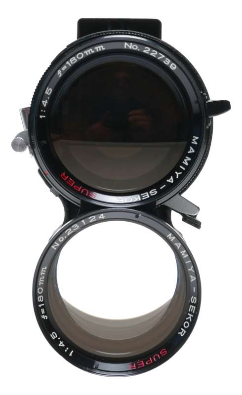 Mamiya-Sekor Super TLR Sekor 1:4.5 f=180mm Pristine vintage lens