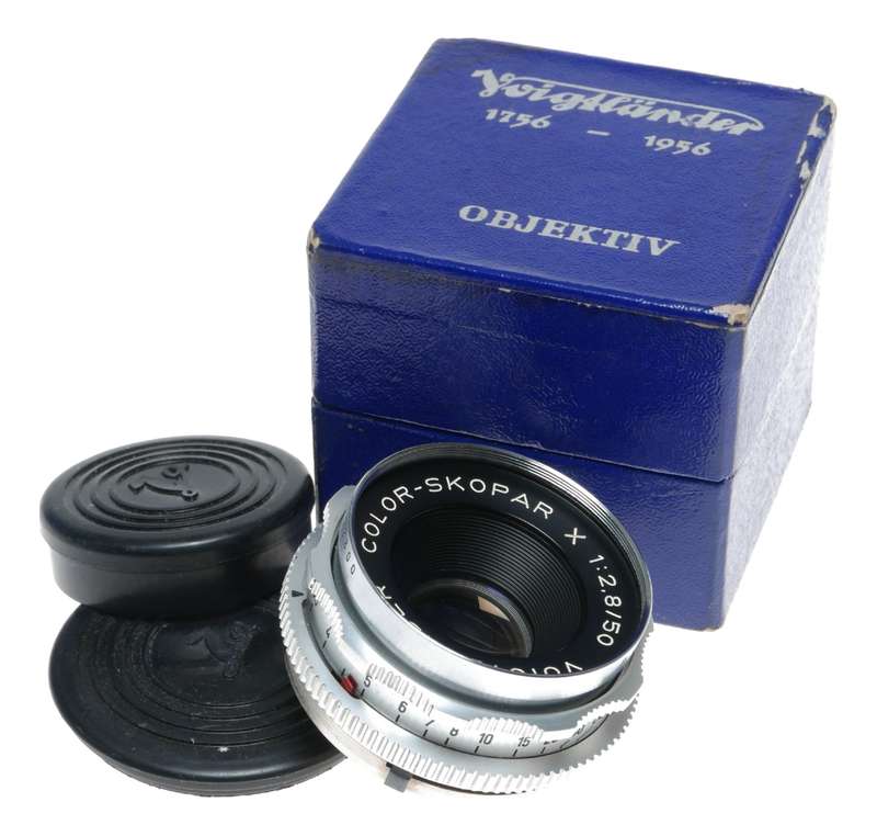 Voigtlander Color-Skopar X 1:2.8/50 SLR film lens vintage f=50mm f/2.8