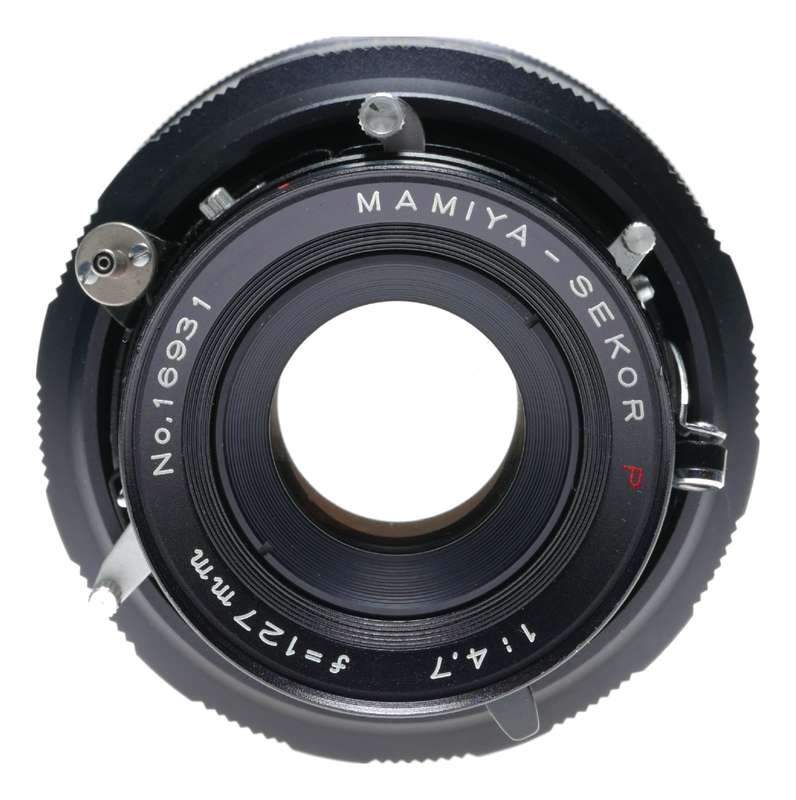 Mamiya-Sekor P 1:4.7 f=127mm Universal Press Prime f/4.7 black 127mm lens