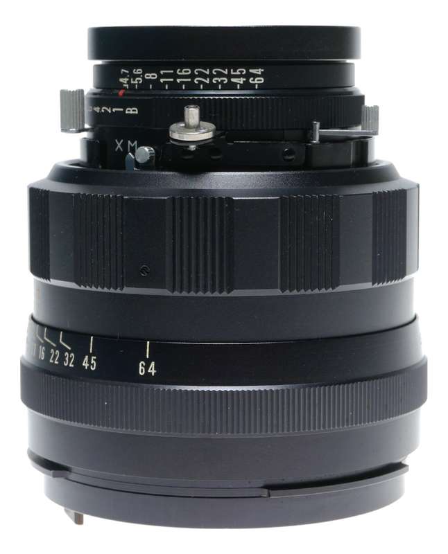 Mamiya-Sekor P 1:4.7 f=127mm Universal Press Prime f/4.7 black 127mm lens