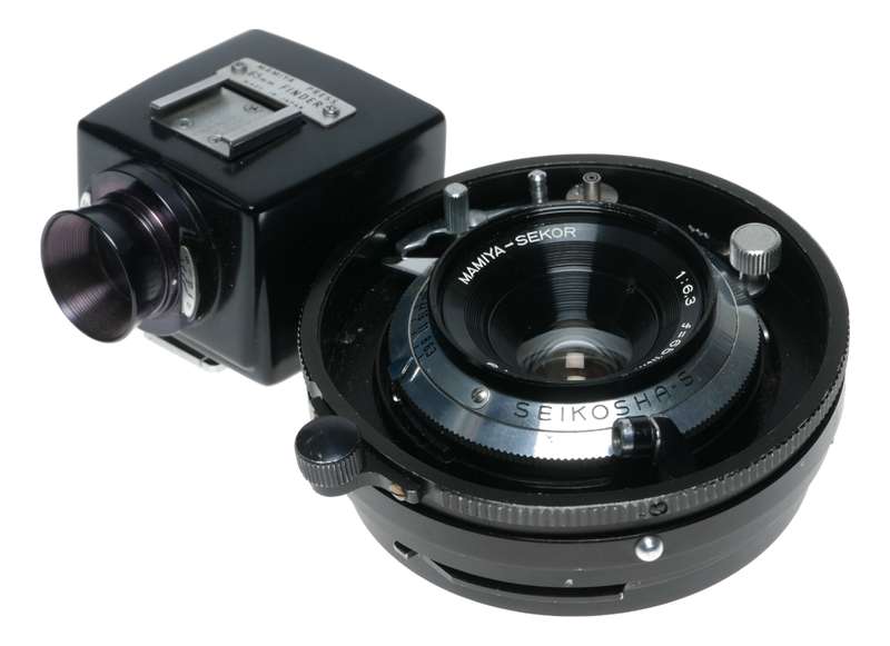 Universal Press Mamiya-Sekor 1:6.3 f=65mm Wide angle with finder rare 6.3/65mm