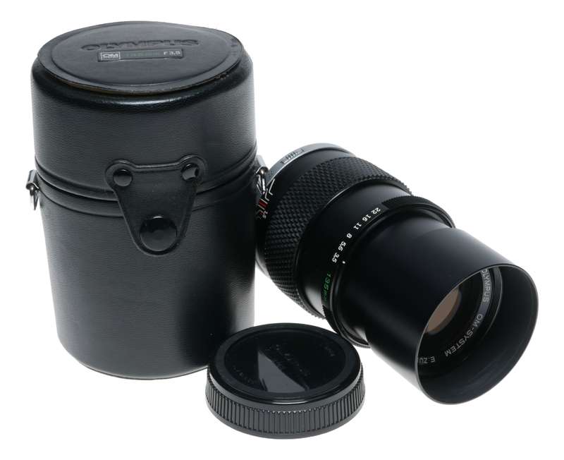 Olympus Auto-T 1:3.5 f=135mm Zuiko OM-System Vintage 35mm film lens