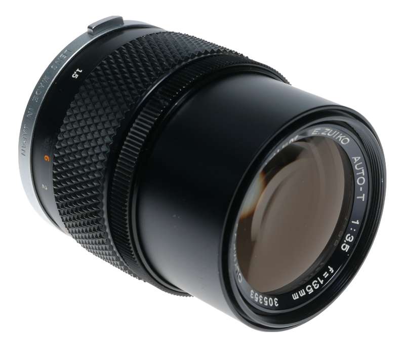 Olympus Auto-T 1:3.5 f=135mm Zuiko OM-System Vintage 35mm film lens