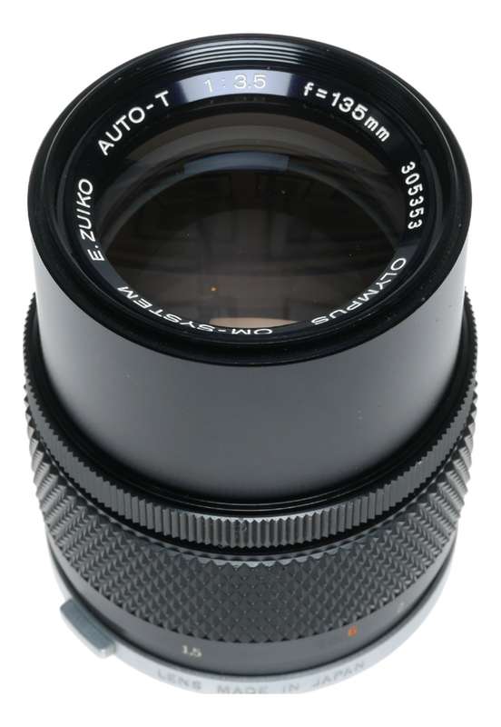 Olympus Auto-T 1:3.5 f=135mm Zuiko OM-System Vintage 35mm film lens