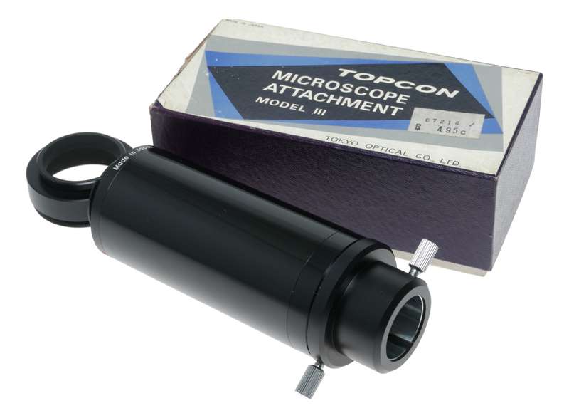 Topcon Microscope Attachment Model III trinocular photo tube boxed SLR