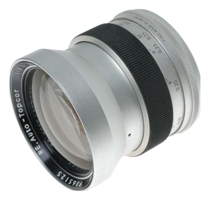 RE Auto-Topcor 1:3.5 f=25mm Kogaku 3.5/2.5cm wide angle rare lens