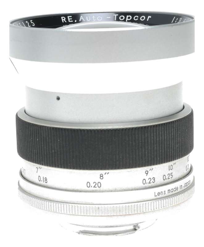RE Auto-Topcor 1:3.5 f=25mm Kogaku 3.5/2.5cm wide angle rare lens