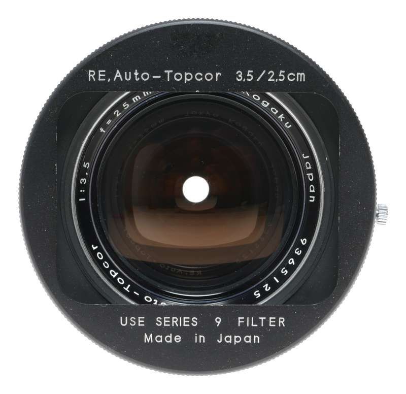 RE Auto-Topcor 1:3.5 f=25mm Kogaku 3.5/2.5cm wide angle rare lens