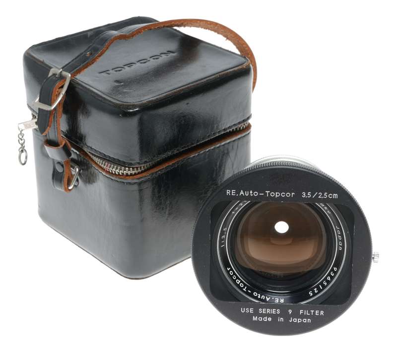 RE Auto-Topcor 1:3.5 f=25mm Kogaku 3.5/2.5cm wide angle rare lens