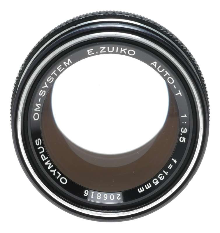 Olympus OM-Zuiko Auto-T 1:3.5 f=135mm lens 3.5/135 f/3.5 SLR vintage