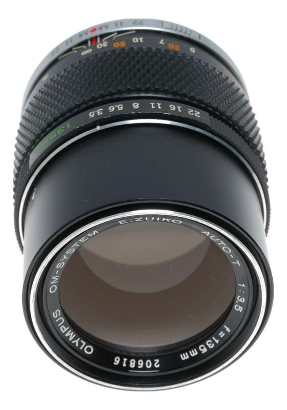 Olympus OM-Zuiko Auto-T 1:3.5 f=135mm lens 3.5/135 f/3.5 SLR vintage