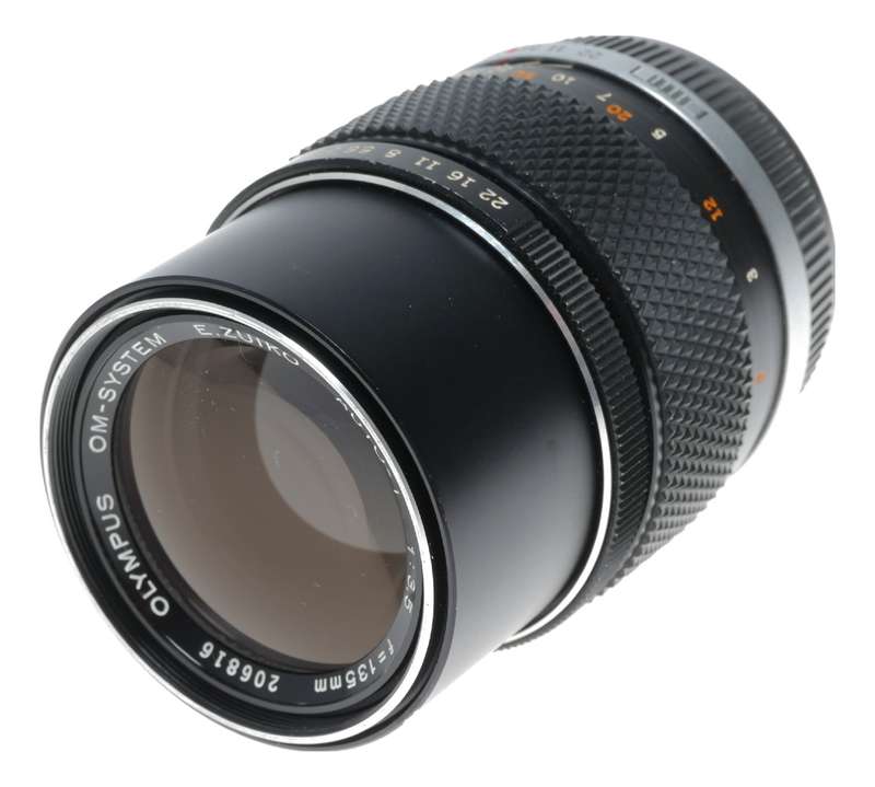 Olympus OM-Zuiko Auto-T 1:3.5 f=135mm lens 3.5/135 f/3.5 SLR vintage