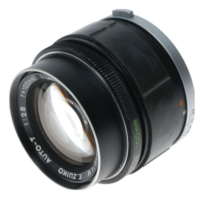 Olympus OM-Zuiko Auto-T 1:2.8 f=100mm lens 2.8/100 f/2.8 SLR vintage
