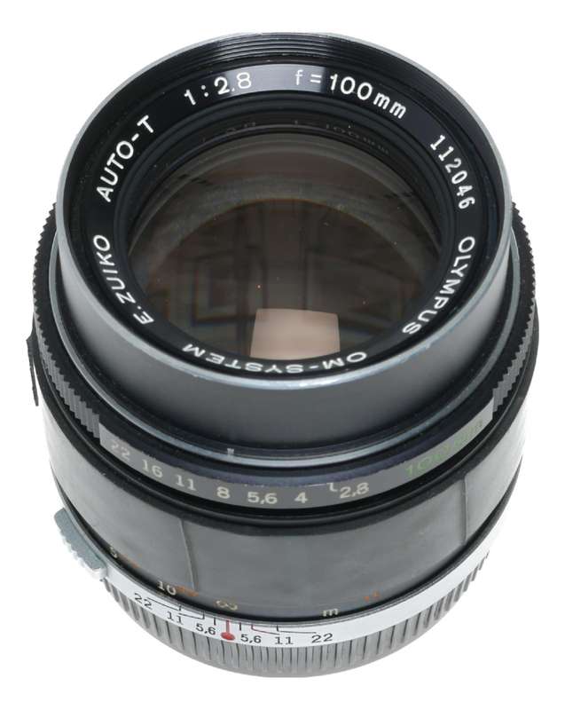 Olympus OM-Zuiko Auto-T 1:2.8 f=100mm lens 2.8/100 f/2.8 SLR vintage