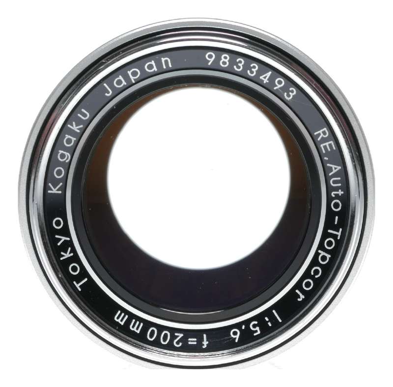 Topcon RE Auto Topcor 1:5.6 f=200mm 5.6/200 SLR antique optics tele lens