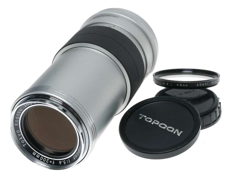 Topcon RE Auto Topcor 1:5.6 f=200mm 5.6/200 SLR antique optics tele lens