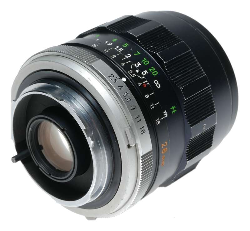 MC W.Rokkor-SI 1:2.5 f=28mm Minolta Vintage SLR wide angle lens