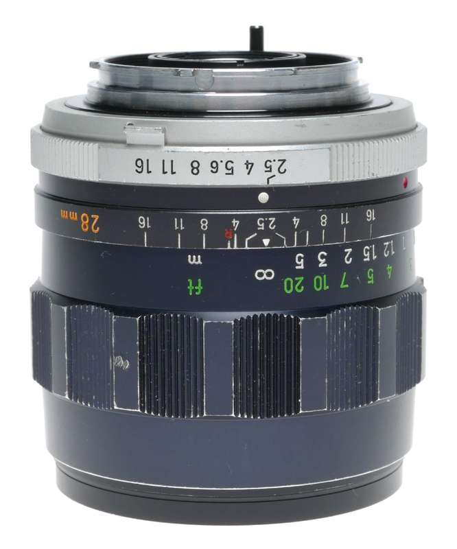 MC W.Rokkor-SI 1:2.5 f=28mm Minolta Vintage SLR wide angle lens