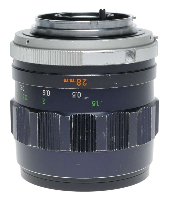 MC W.Rokkor-SI 1:2.5 f=28mm Minolta Vintage SLR wide angle lens