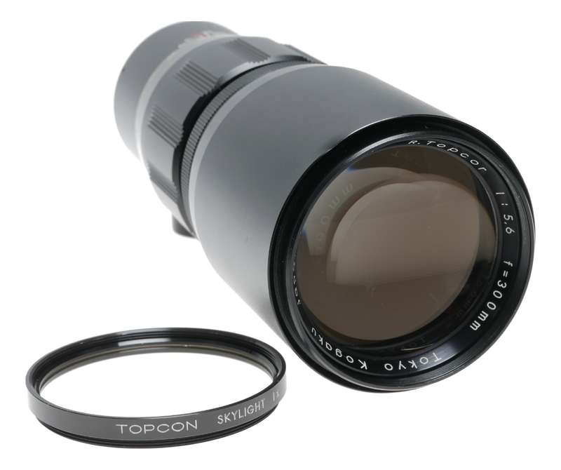 R Topcor 5.6 f=300mm rare Kogaku Topcon lens SLR vintage optics 5.6/300