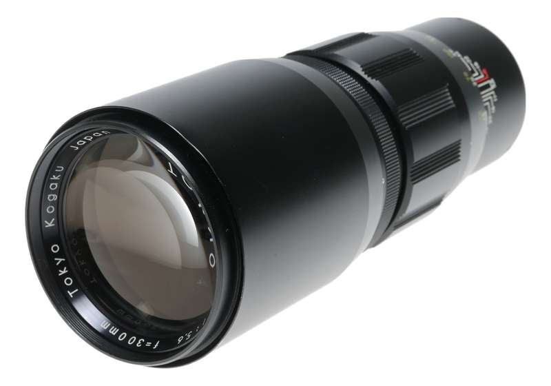 R Topcor 5.6 f=300mm rare Kogaku Topcon lens SLR vintage optics 5.6/300