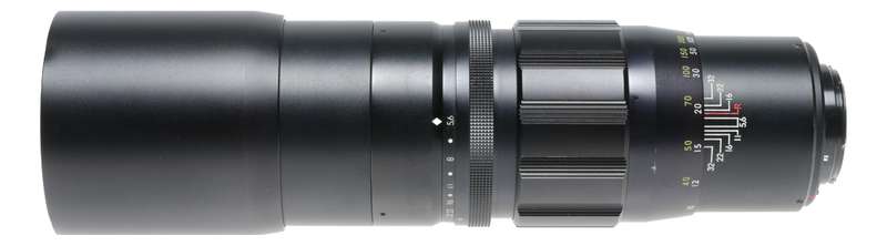 R Topcor 5.6 f=300mm rare Kogaku Topcon lens SLR vintage optics 5.6/300