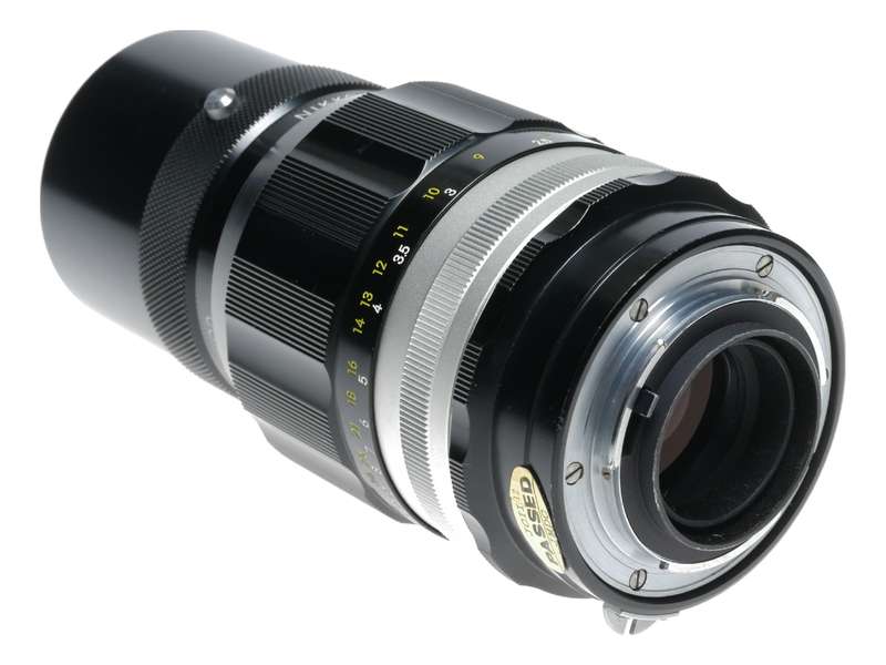 Nikkor-Q Auto 1:4 f=200mm vintage Nikon film lens 4/200