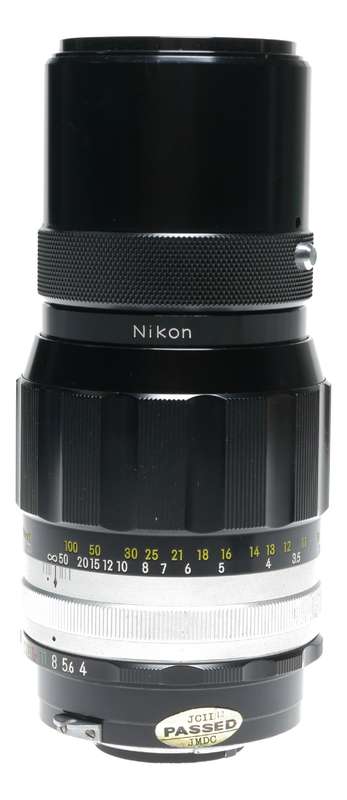 Nikkor-Q Auto 1:4 f=200mm vintage Nikon film lens 4/200