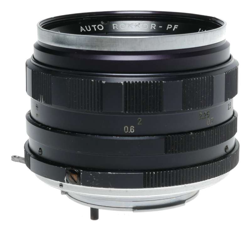 Auto Rokkor-PF 1:1.4 f=58mm Minolta vintage SLR camera lens 1.4/58 portrait