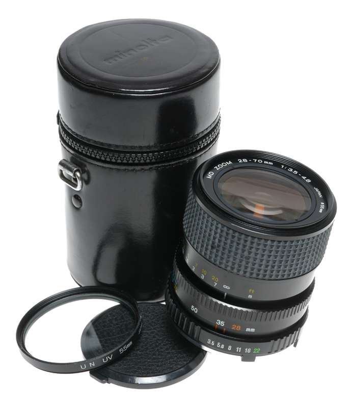 Minolta MD Zoom 28-70mm 1:3.5-4.8 vintage SLR lens