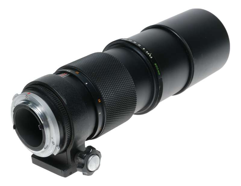 F=300mm f/4.5 Olympus Zuiko 4.5/300 Prime SLR vintage optics