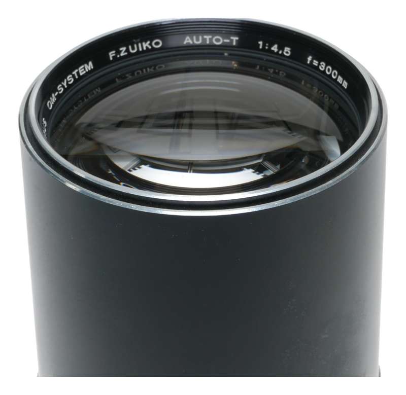 F=300mm f/4.5 Olympus Zuiko 4.5/300 Prime SLR vintage optics