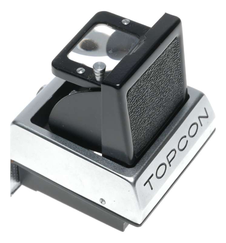 Topcon SLR waist level flip up original SLR camera viewfinder boxed pouch