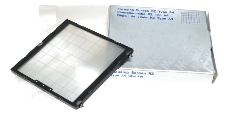 Focusing Screen RZ Type A4 vintage film camera accessory boxed Excellent