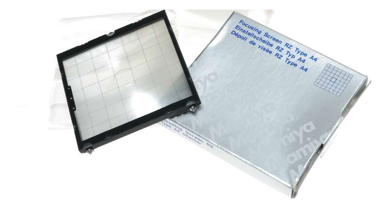 Focusing Screen RZ Type A4 vintage film camera accessory boxed Excellent