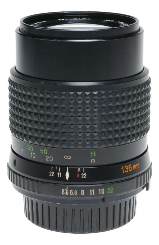 Minolta MD Tele Rokkor 135mm 1:3.5 vintage lens