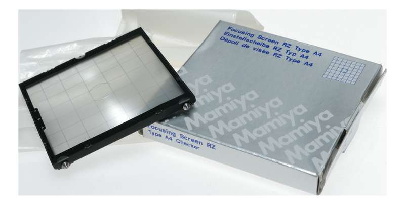 Focusing Screen RZ Type A4 vintage film camera accessory boxed Excellent