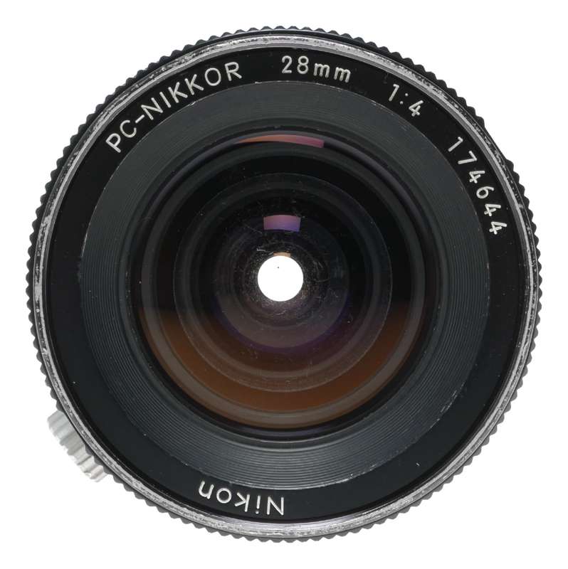 PC-Nikkor 28mm 1:4 Nikon Shift vintage 35mm film lens Architecture