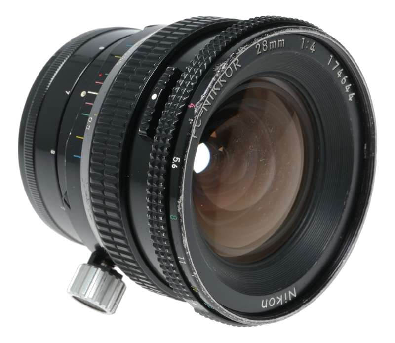 PC-Nikkor 28mm 1:4 Nikon Shift vintage 35mm film lens Architecture