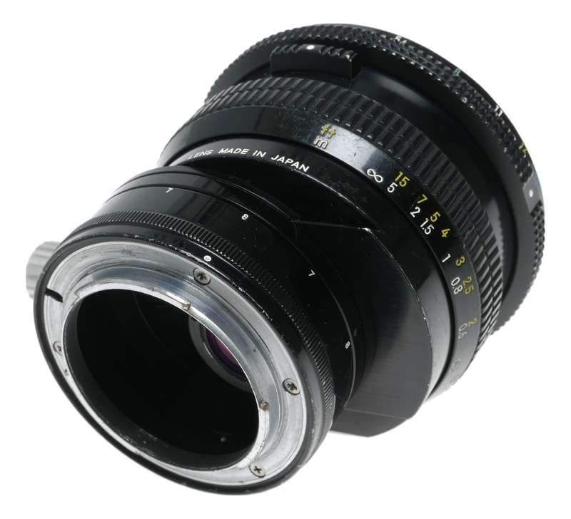 PC-Nikkor 28mm 1:4 Nikon Shift vintage 35mm film lens Architecture