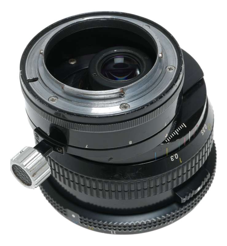 PC-Nikkor 28mm 1:4 Nikon Shift vintage 35mm film lens Architecture
